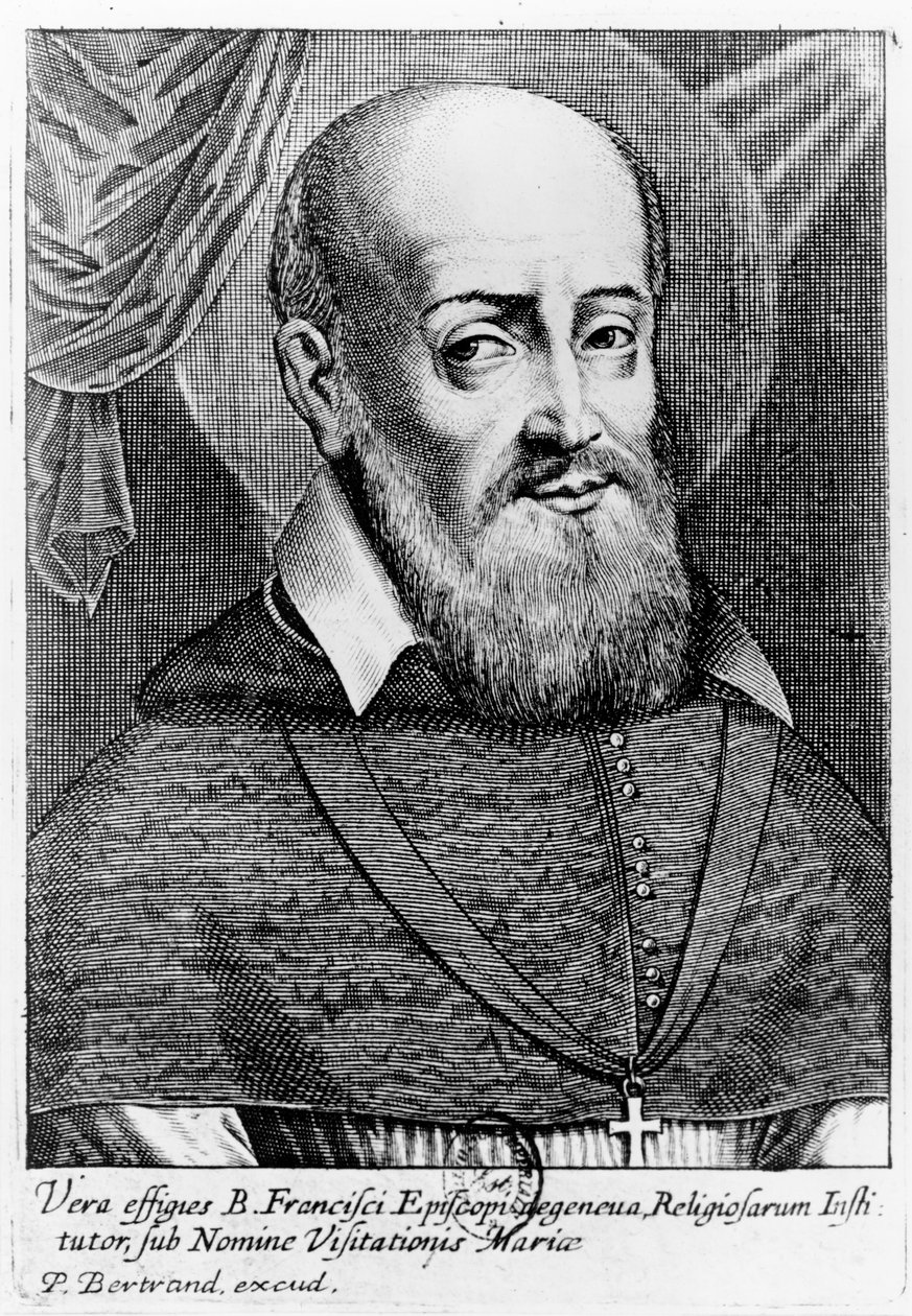 Francis de Sales (gravür) by French School
