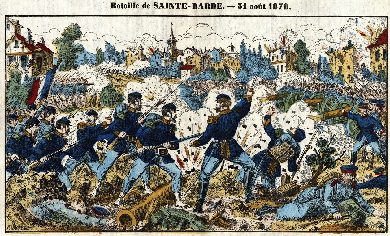 Fransa-Prusya Savaşı - Sainte-Barbe Muharebesi (Noisseville Muharebesi) 31 Ağustos by French School