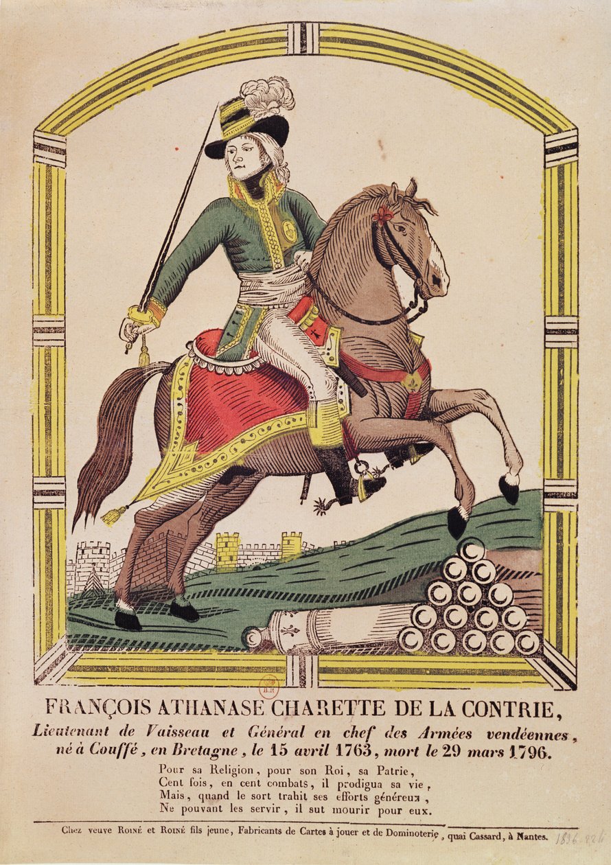 Francois Athanase Charette de la Contrie (1763-96), 1836 by French School