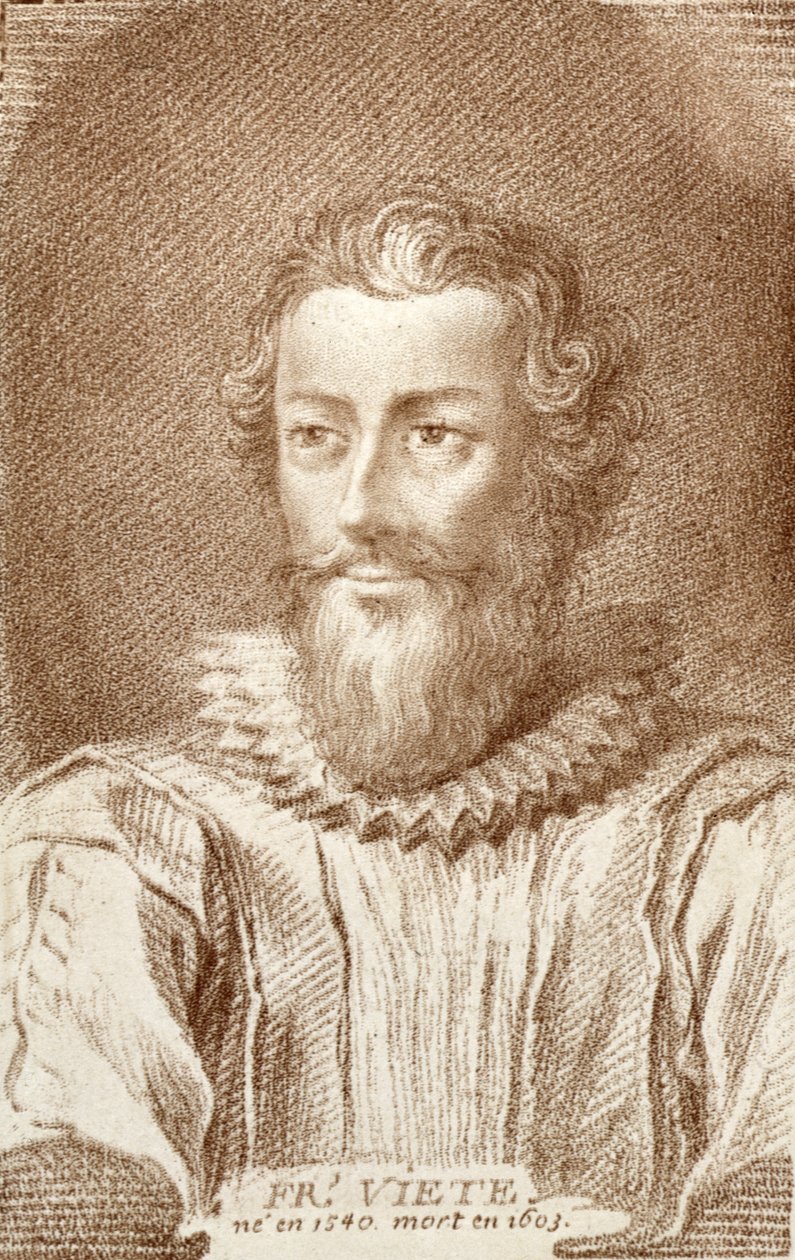 François Viete (1540-1603), Alexandre Saverien (1720-1805) tarafından Histoire des Mathematiciens
