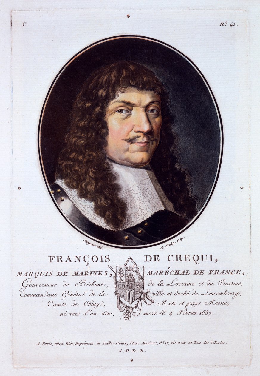 François de Crequi, Marquis de Marines, Büyük adamların, şanlı kadınların ve Fransa