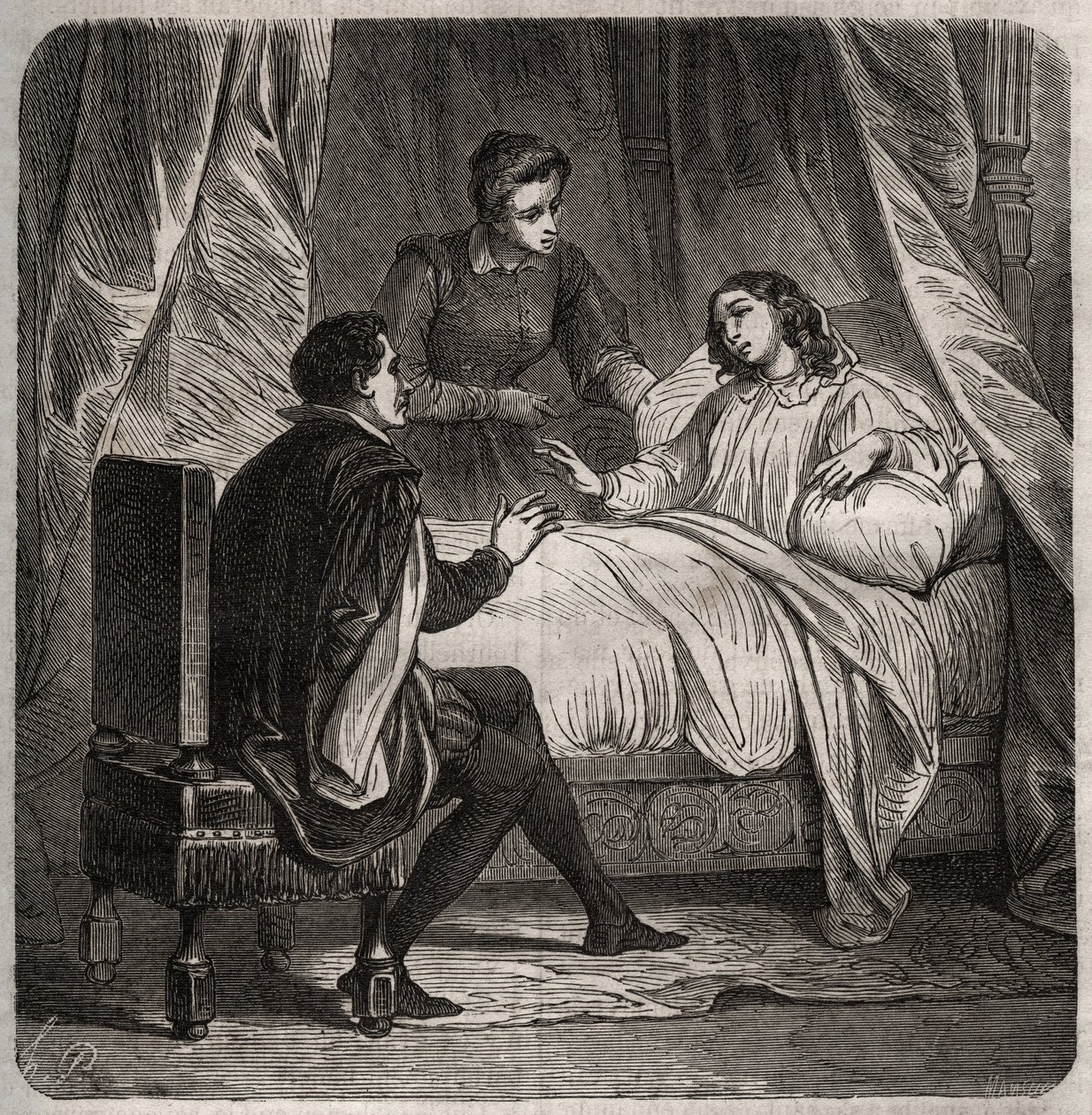 Chateaubriant Kontesi Françoise de Foix (yaklaşık 1495-1537), hasta, Francois 1
