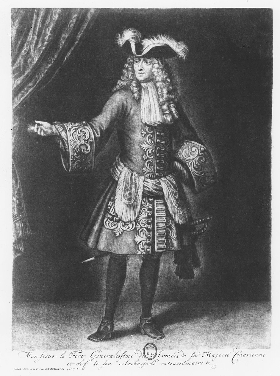 Franz Lefort (gravür) by French School