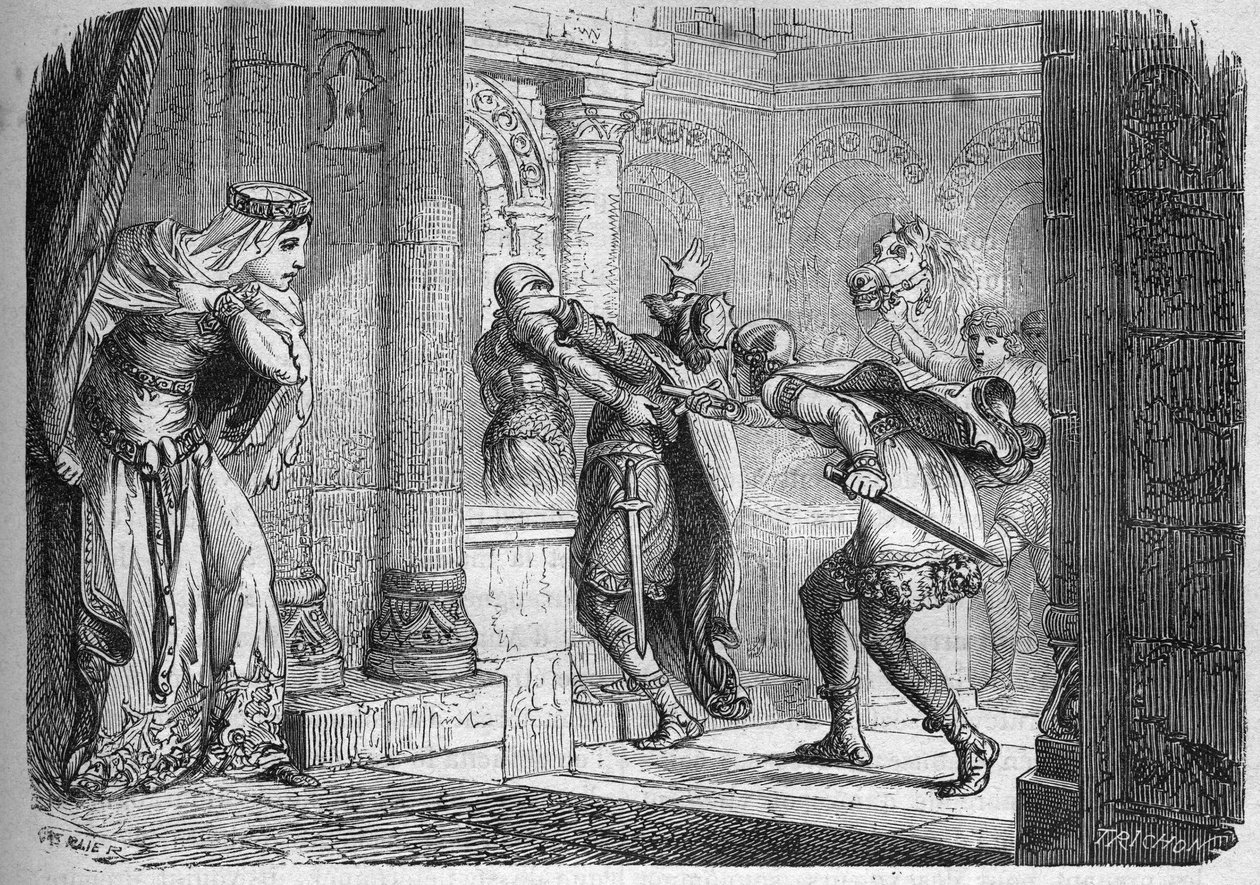 Neustria kraliçesi Fredegonde (v. 545 - 597), 584 yılında I. Chilperic