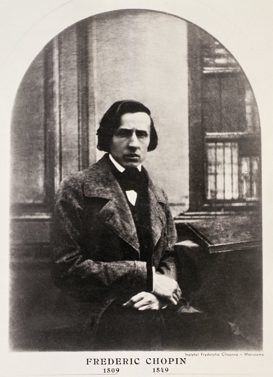 Frederic Chopin (1810-49), bir daguerrotype