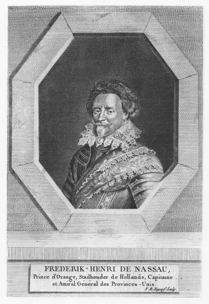 Frederick Henry, Orange-Nassau Prensi (gravür) by French School