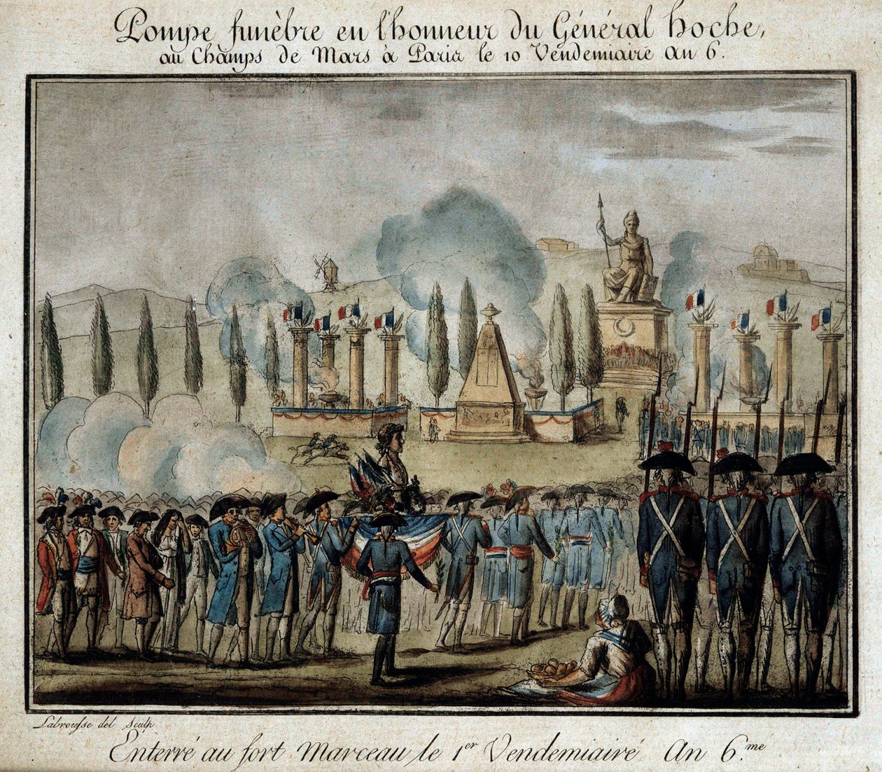 Fransız Devrimi: “” General Lazare Hoche (1768-1797) onuruna Paris