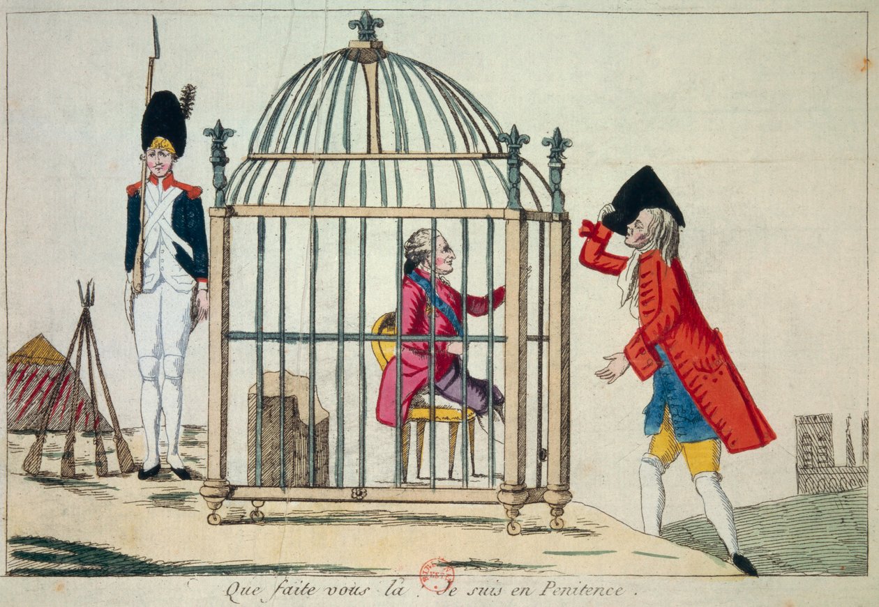 Fransız Devrimi: “Ne yapıyorsun, tövbe ediyorum” Kral Louis XVI (1754-1793), Haziran 1791