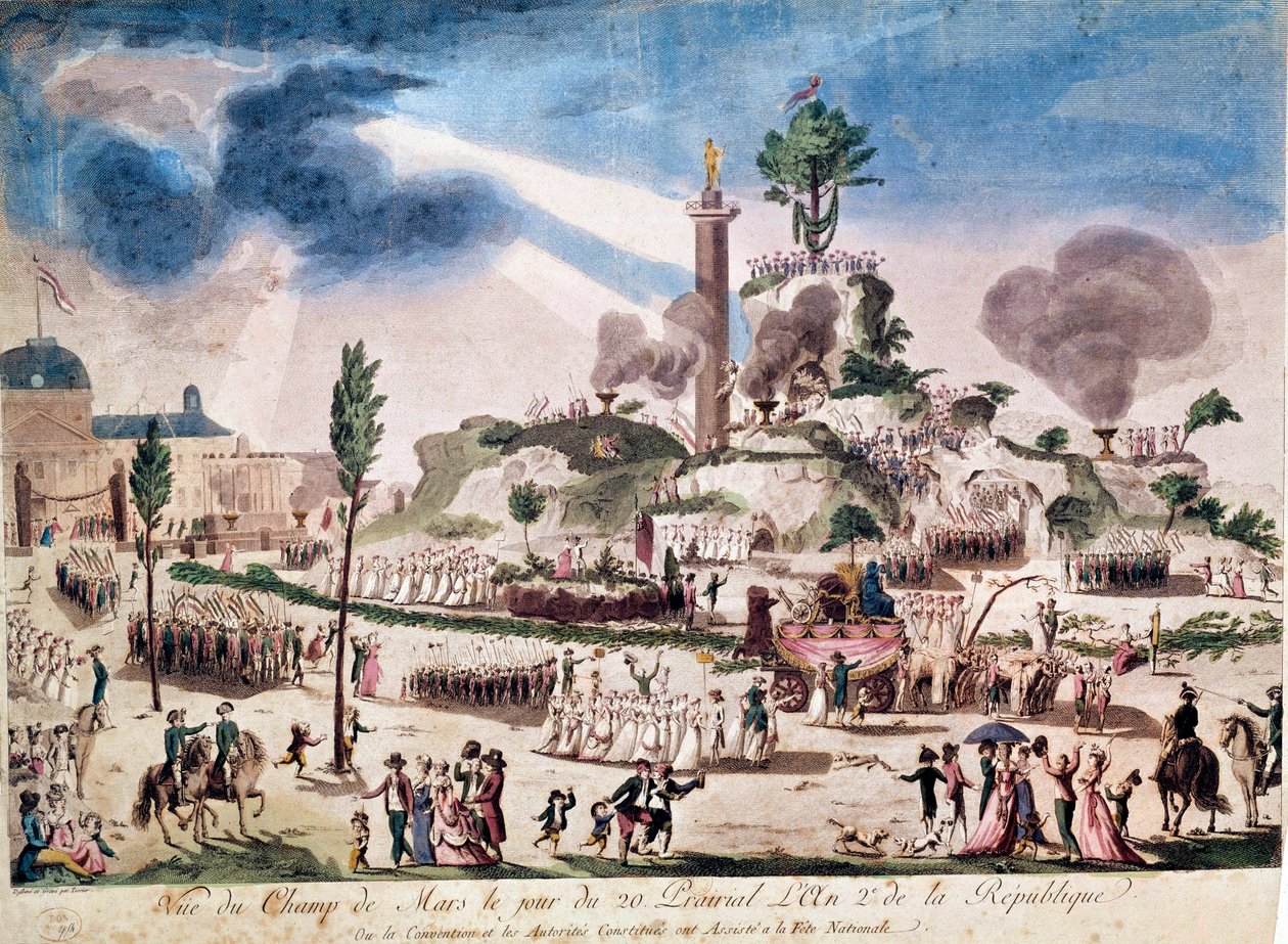 Fransız Devrimi: 8/06/1794 tarihinde Champs de Mars