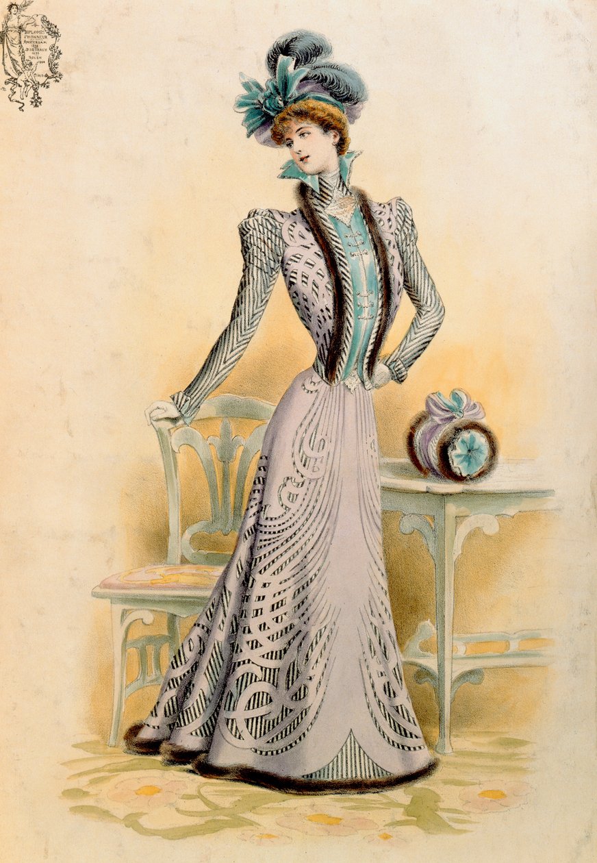 Fransız modası, 1899 by French School