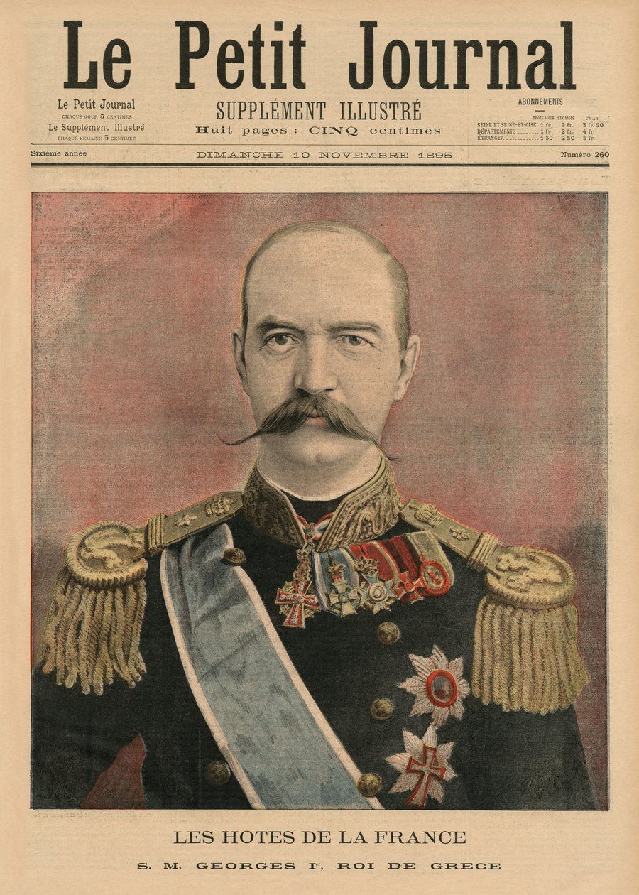Fransız ev sahipleri, Majesteleri I. George, Yunanistan Kralı, 