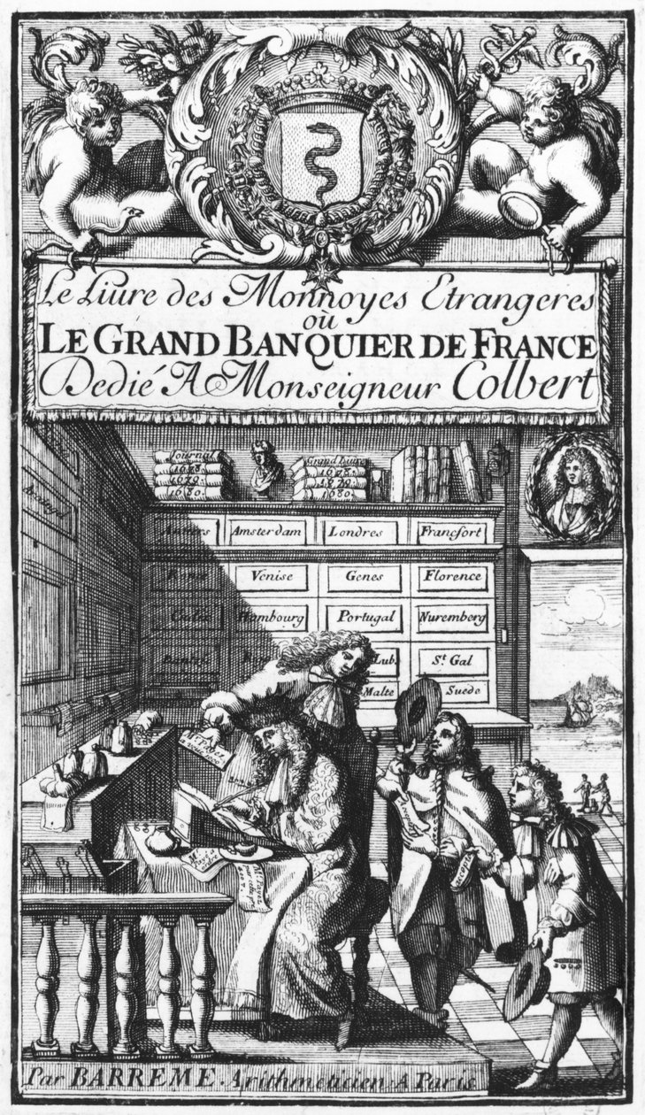 Bertrand Francois Barreme (1640-1703) tarafından 17. yüzyılın sonlarında Le Grand Banquier de France ou Le Livre des Monnaies Etrangeres