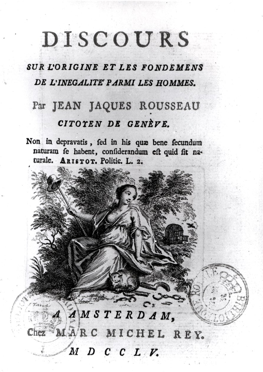 Jean-Jacques Rousseau (1712-78) c.1755