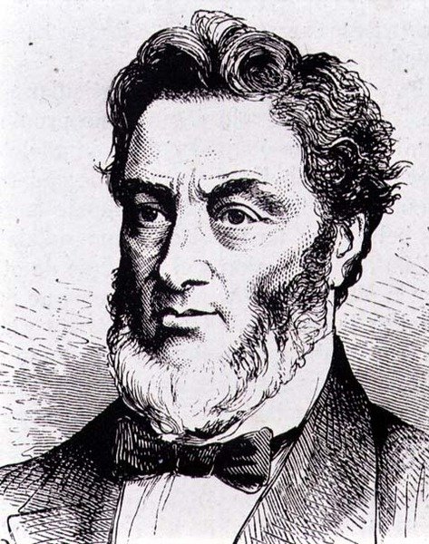 Gabriel-Claude-Jules Favre (1809-1880) Fransız Politikacı (gravür) by French School