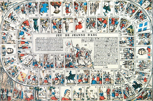 Joan of Arc Oyunu (renkli taş) by French School