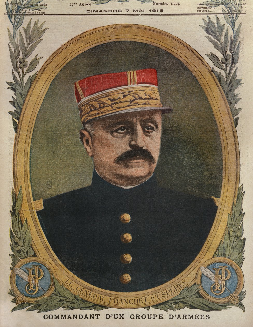 Bir Ordu grubunun komutanı General Franchet dEsperey, Le Petit Journal