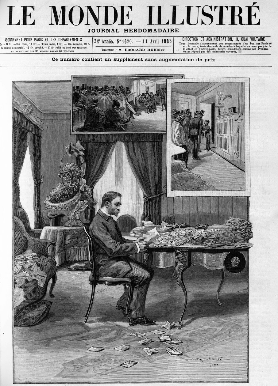 General Georges Boulanger (1837-1891), Hotel du Louvre