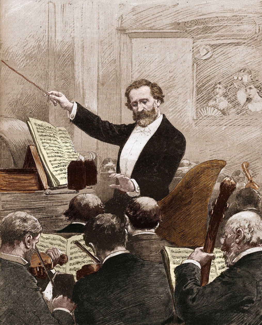 Giuseppe Verdi, opera orkestrasını 1880