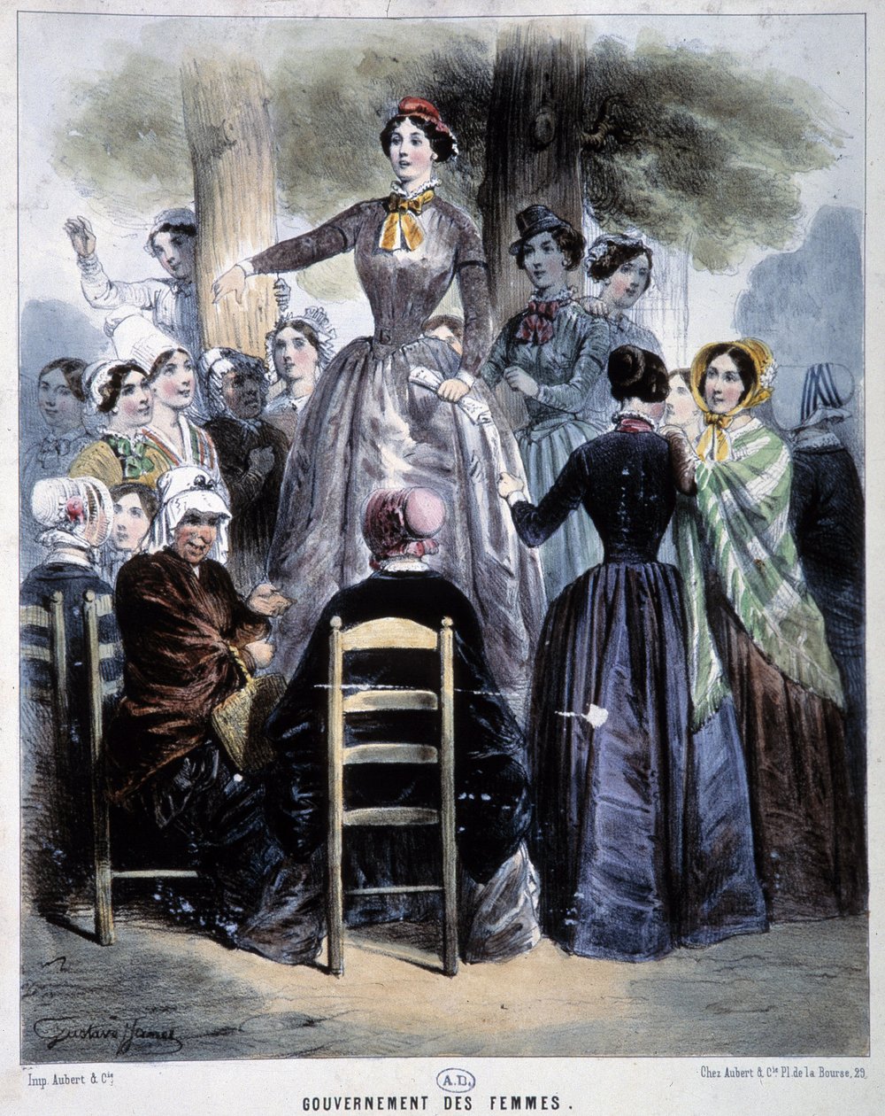 Kadın Hükümeti, 1848 Devrimi by French School