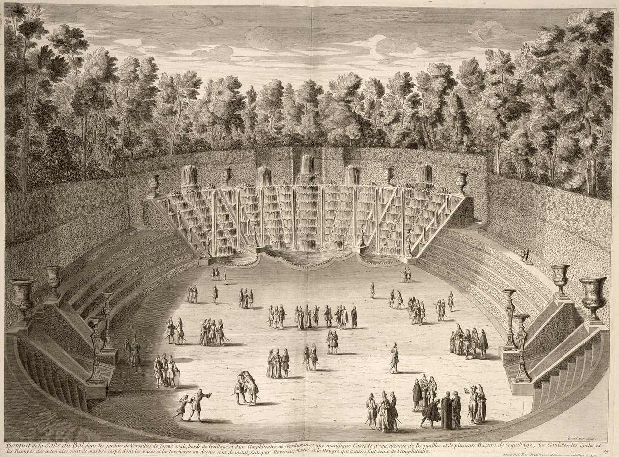 Salle du Bal Korusu, Versailles, Les Plans