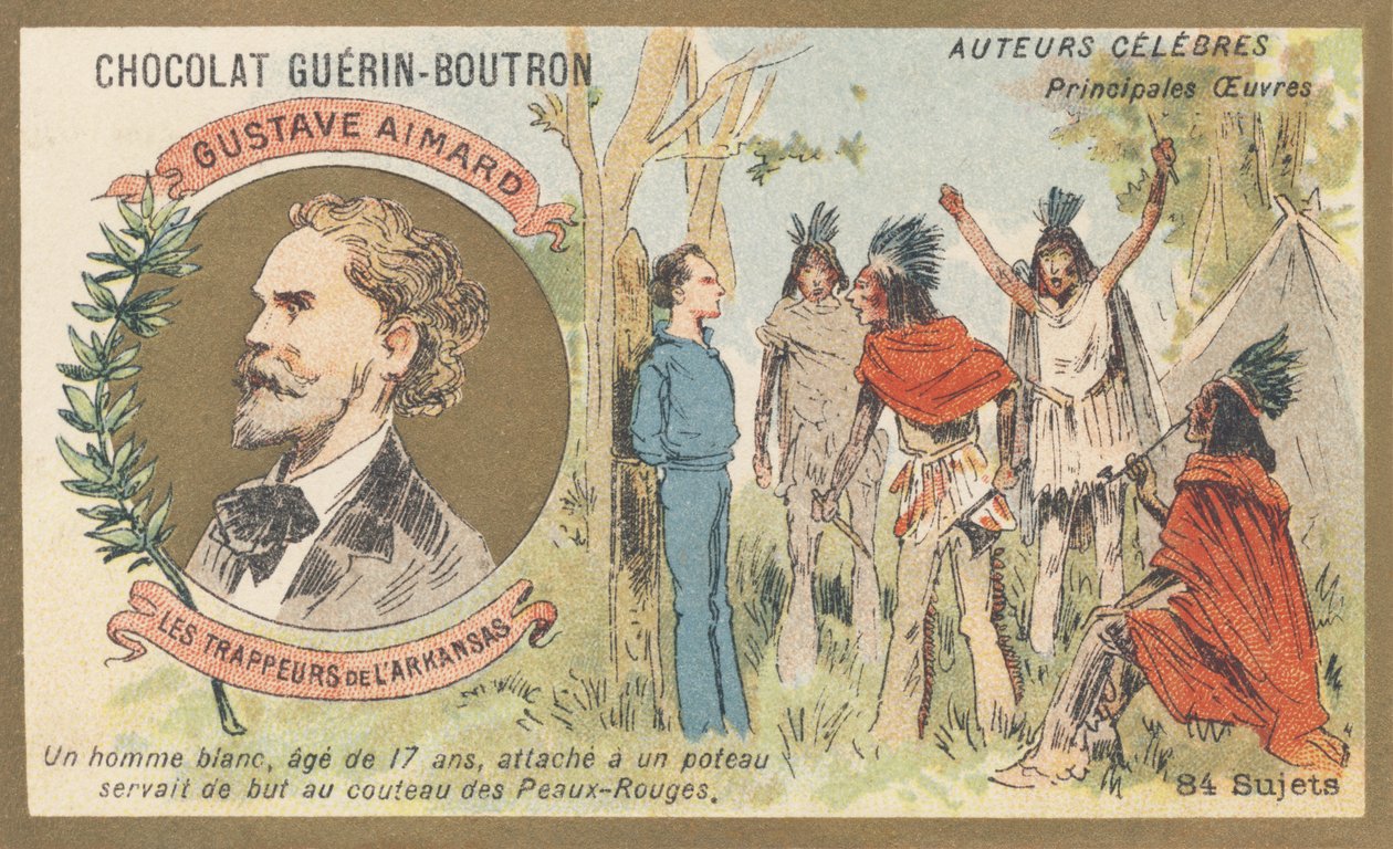 Gustave Aimard (1818-1883), Fransız yazar, “Les trappers de l