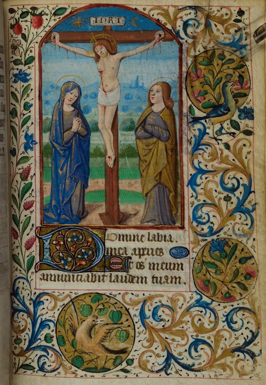 H/L-3-3 fol. 101r Çarmıha Gerilme, Saatler Kitabından, Paris