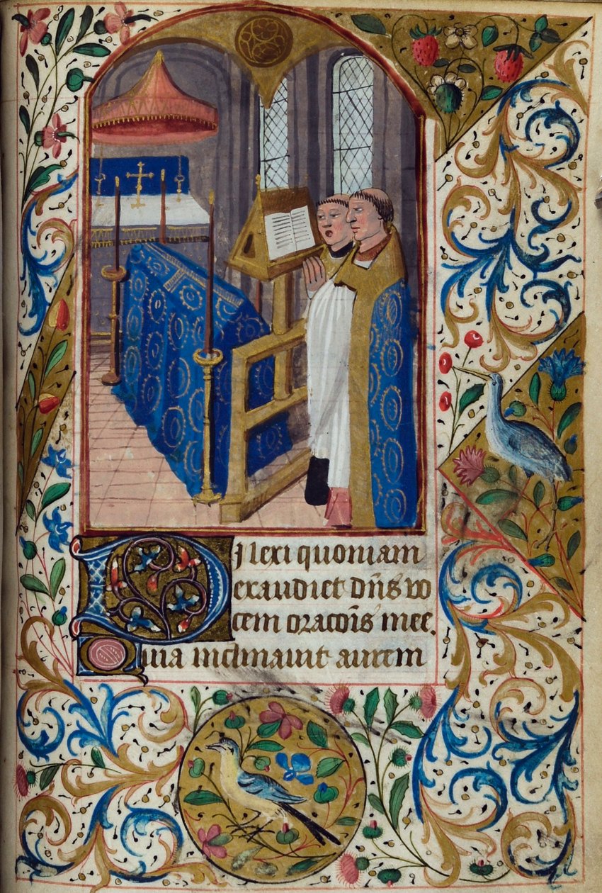 H/L-3-3 fol. 108r Ölüler Ofisi, Saatler Kitabı
