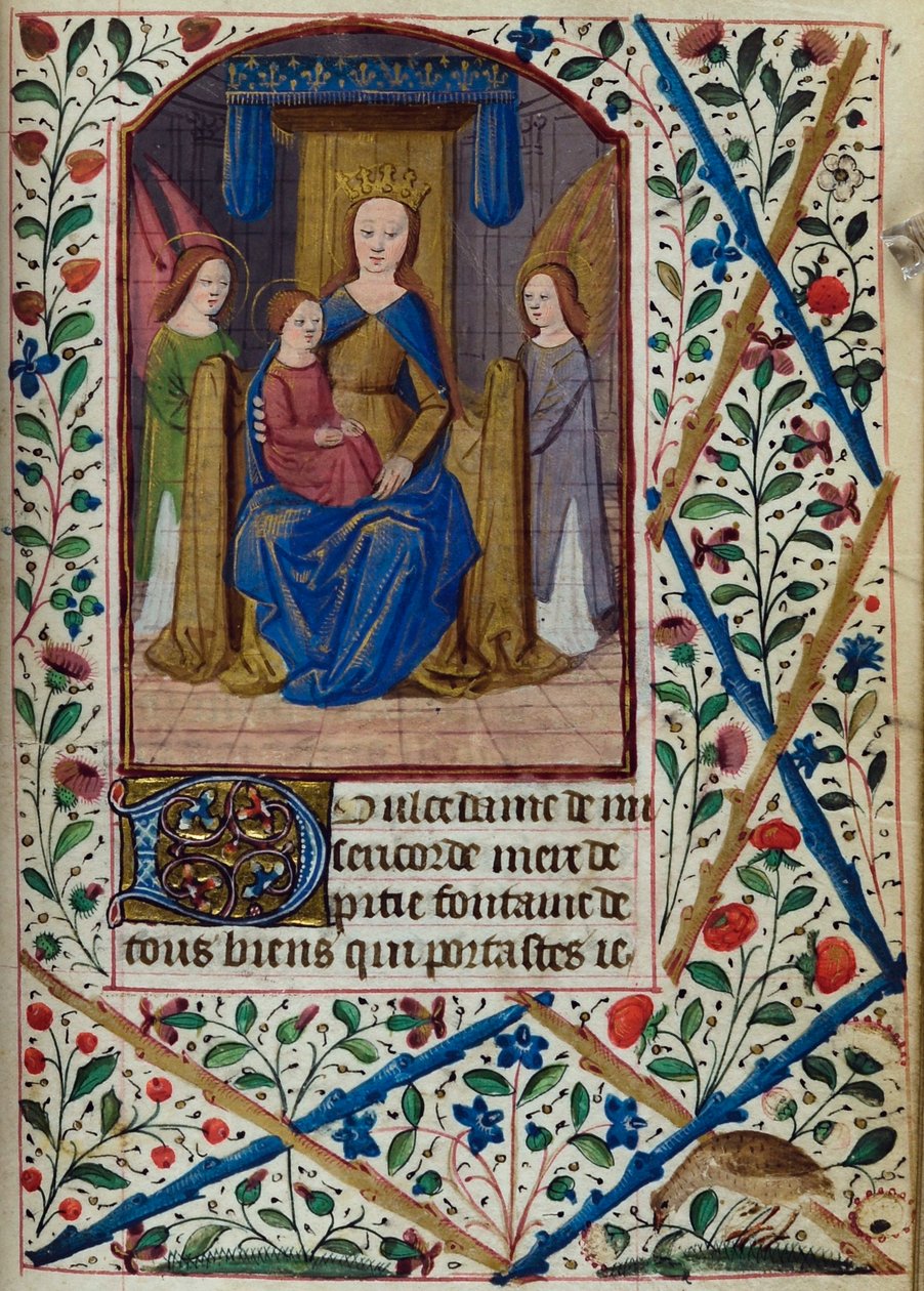 H/L-3-3 fol. 148r Bakire ve Çocuk, Saatler Kitabı