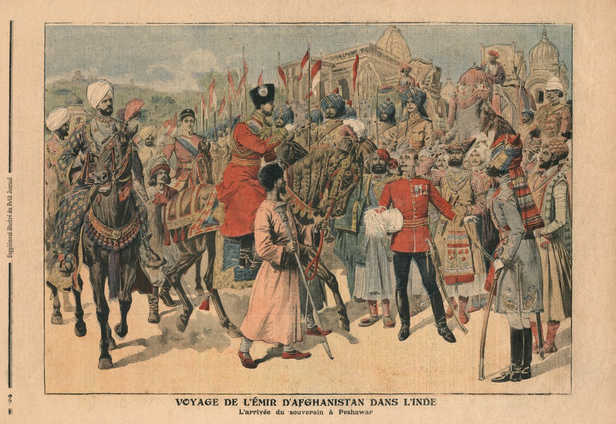 Habibullah Kahn (1872-1919) Afganistan Emiri Peşaver, Hindistan