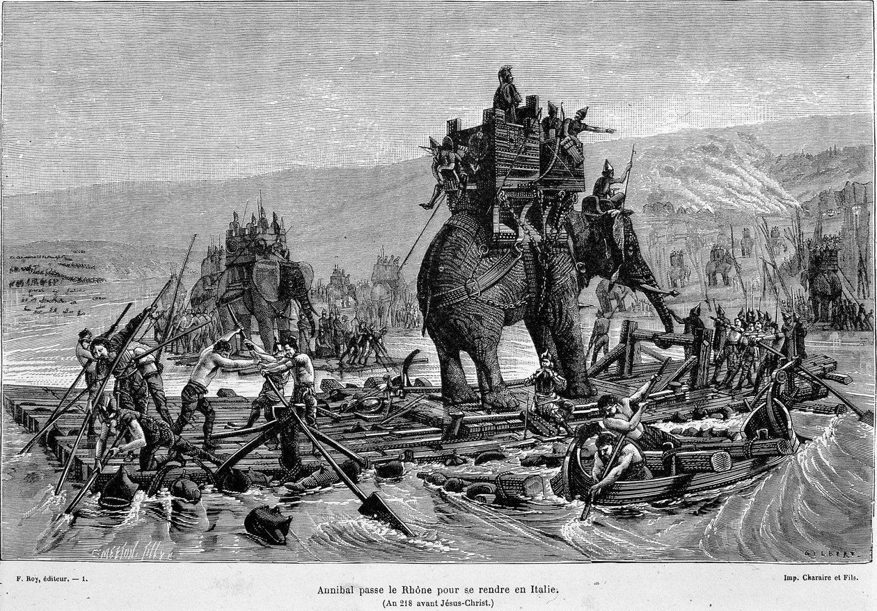 Hannibal, Rhone