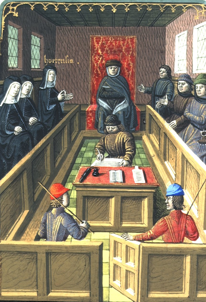 Harley 4375 fol.138v Hortensia, Triumvirate