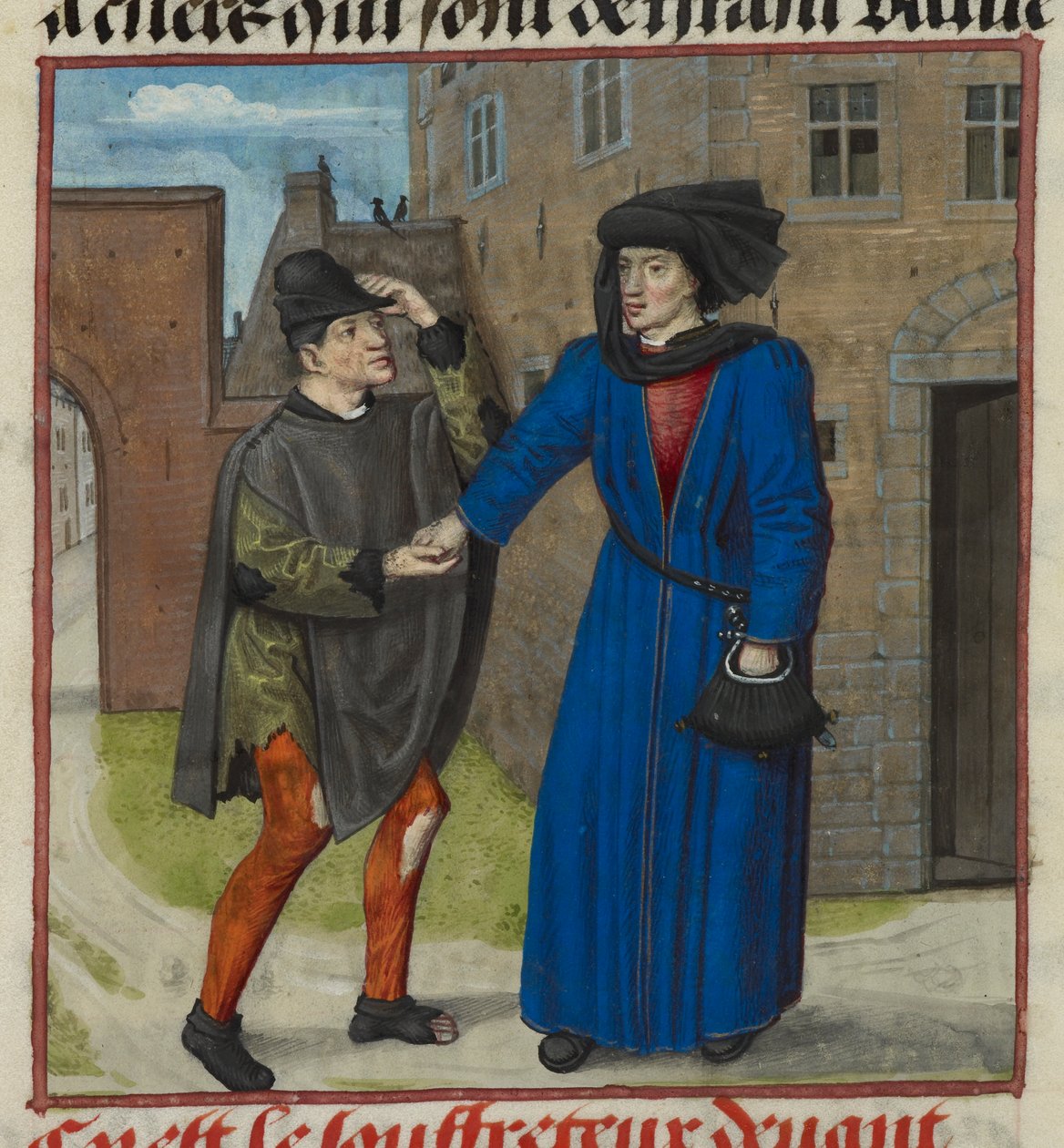 Harley 4425 f.47v Roman de la Rose