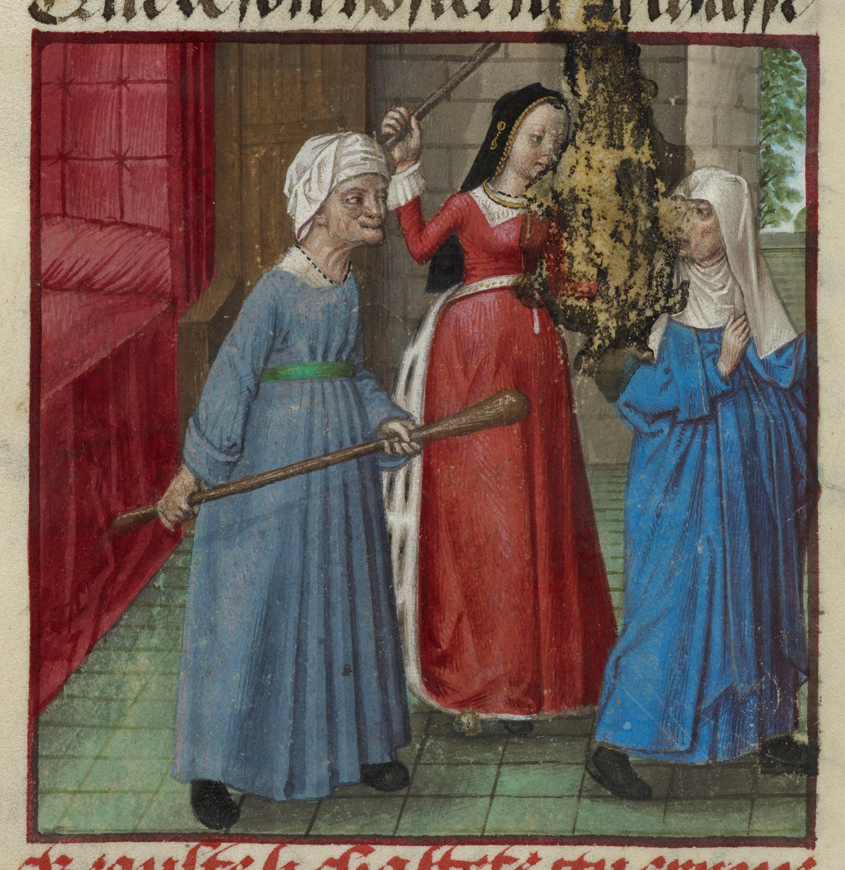 Harley 4425 fol.81v Roman de la Rose