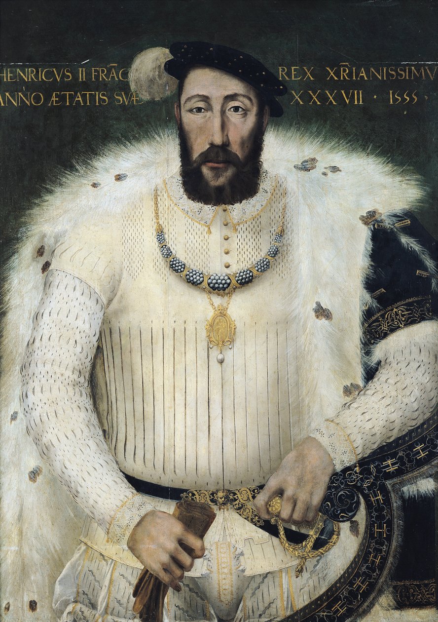 II. Henri (1519-59), Fransa Kralı, 1555 by French School