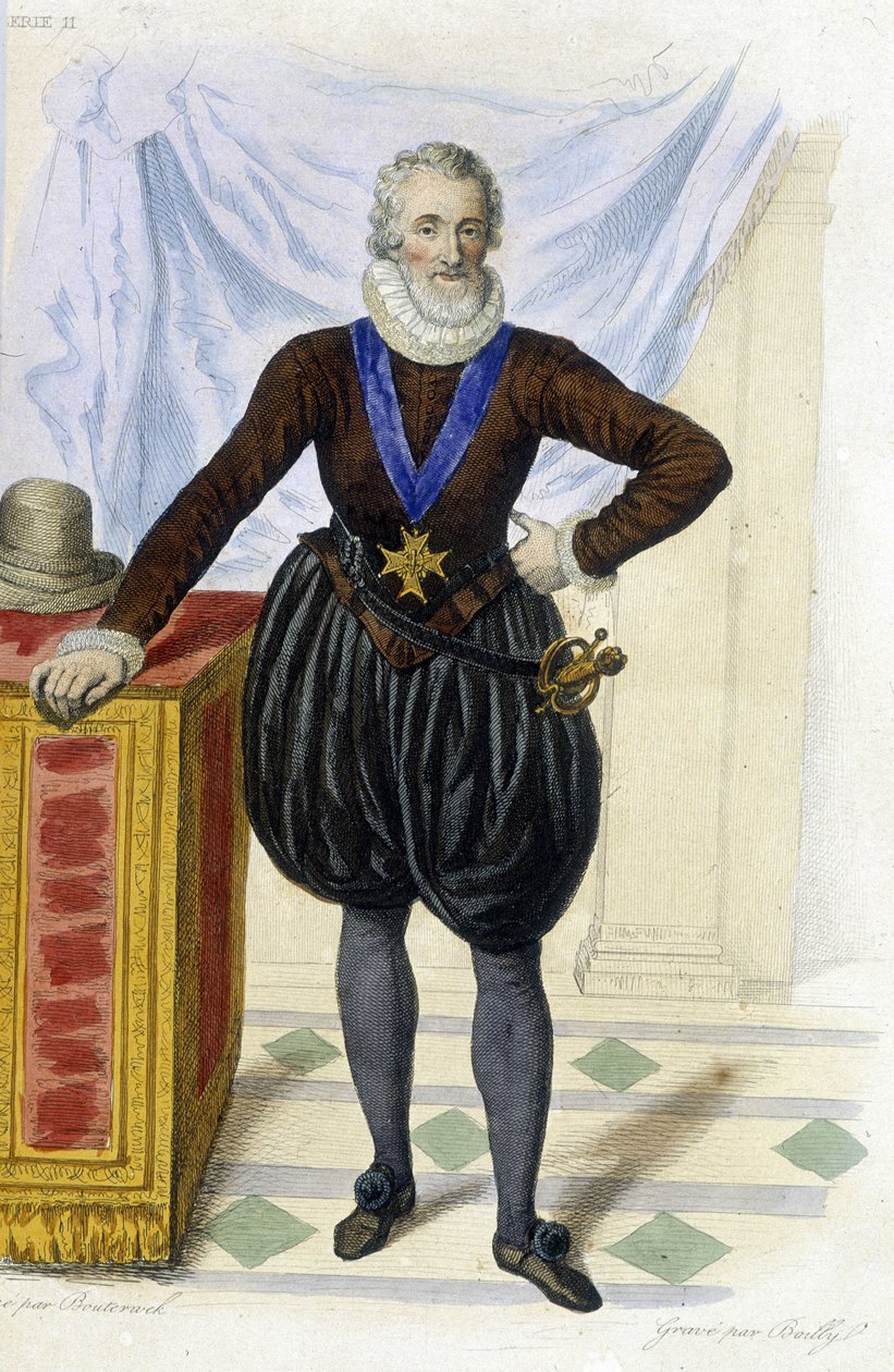 Henri IV (1553 - 1610) - “” Le Plutarque francais ””de, Ed. Mennechet by French School