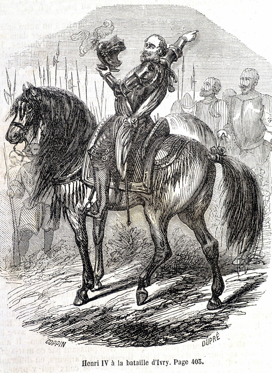 Henri IV (1553 - 1610) Ivry Savaşı