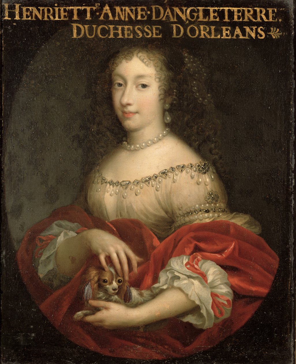 Henrietta Anne (1644-70) Orleans Düşesi by French School
