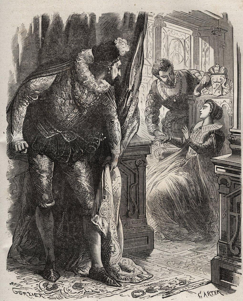 Henry (Henry) Stuart ve Lord Darnley (1545-1567), karısı Queen Mary (Mary) Iere Stuart