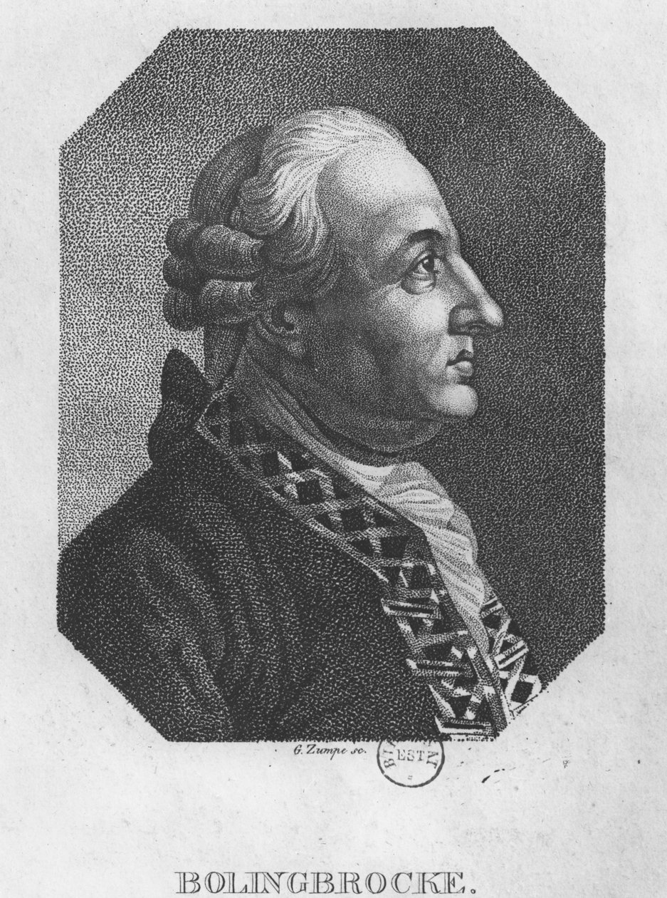 Henry St John, Lord Bolingbroke (gravür) by French School