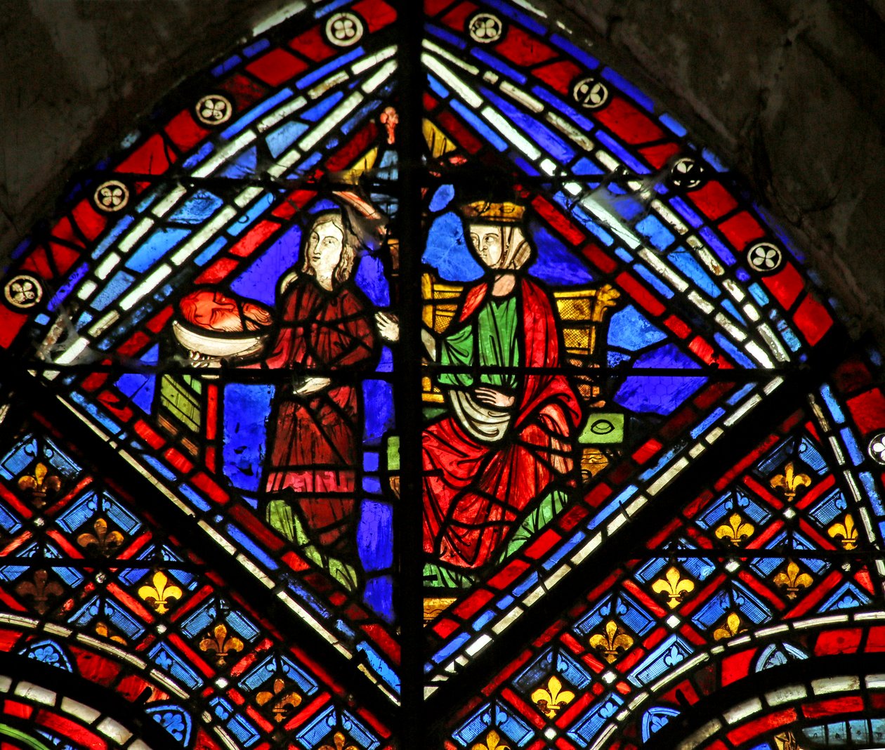 Herodias ve Salome, Vaftizci Yahya'nın başıyla by French School