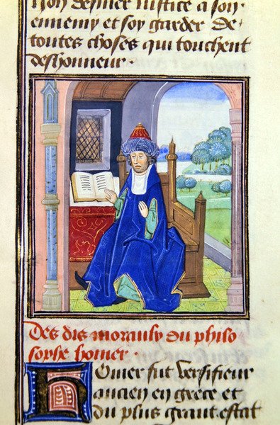 Homeros, Histoire des Philosophes