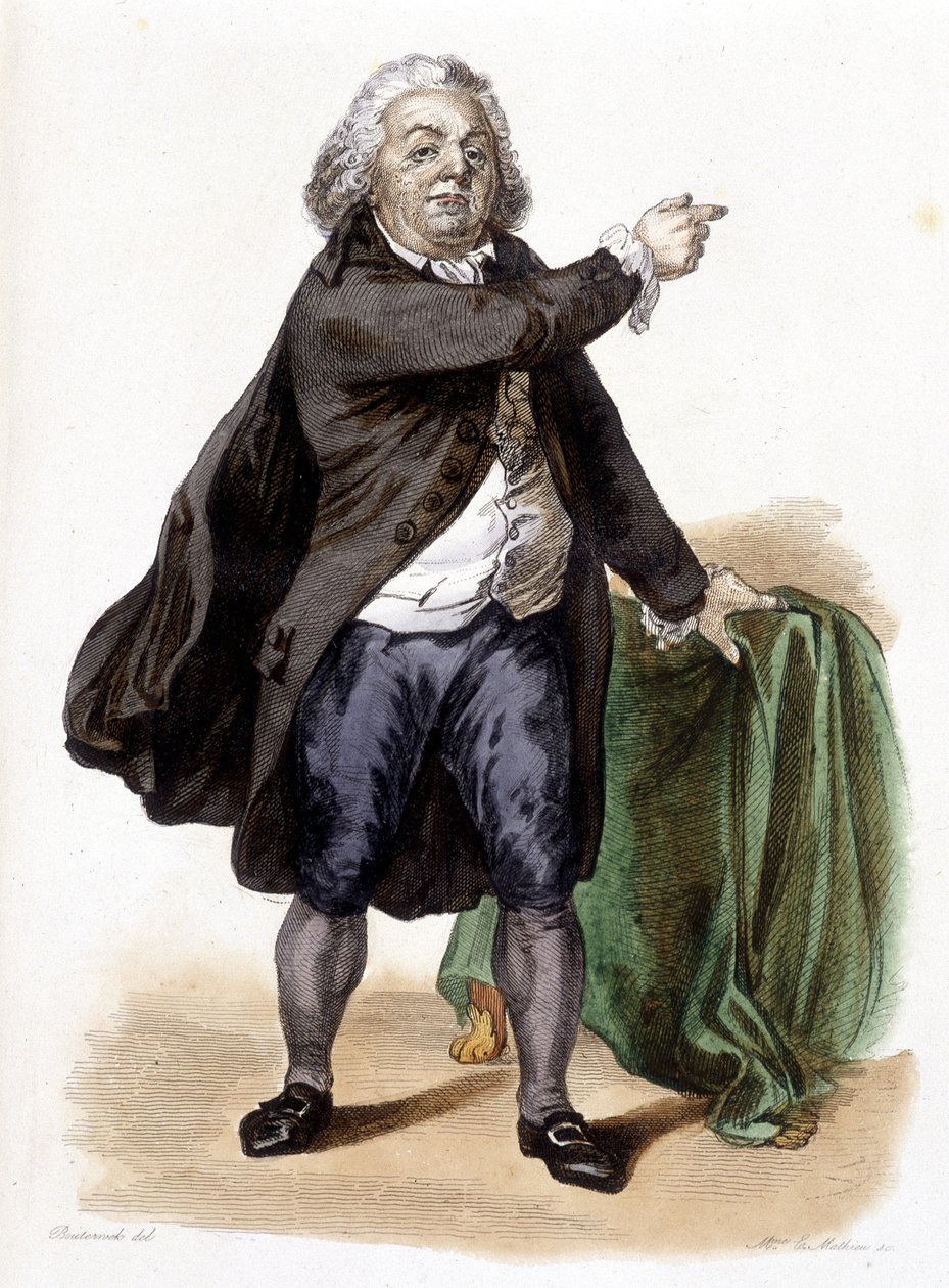 Honore Gabriel (Honore-Gabriel) Riqueti, Mirabeau Kontu (1749-1791) - Mennechet