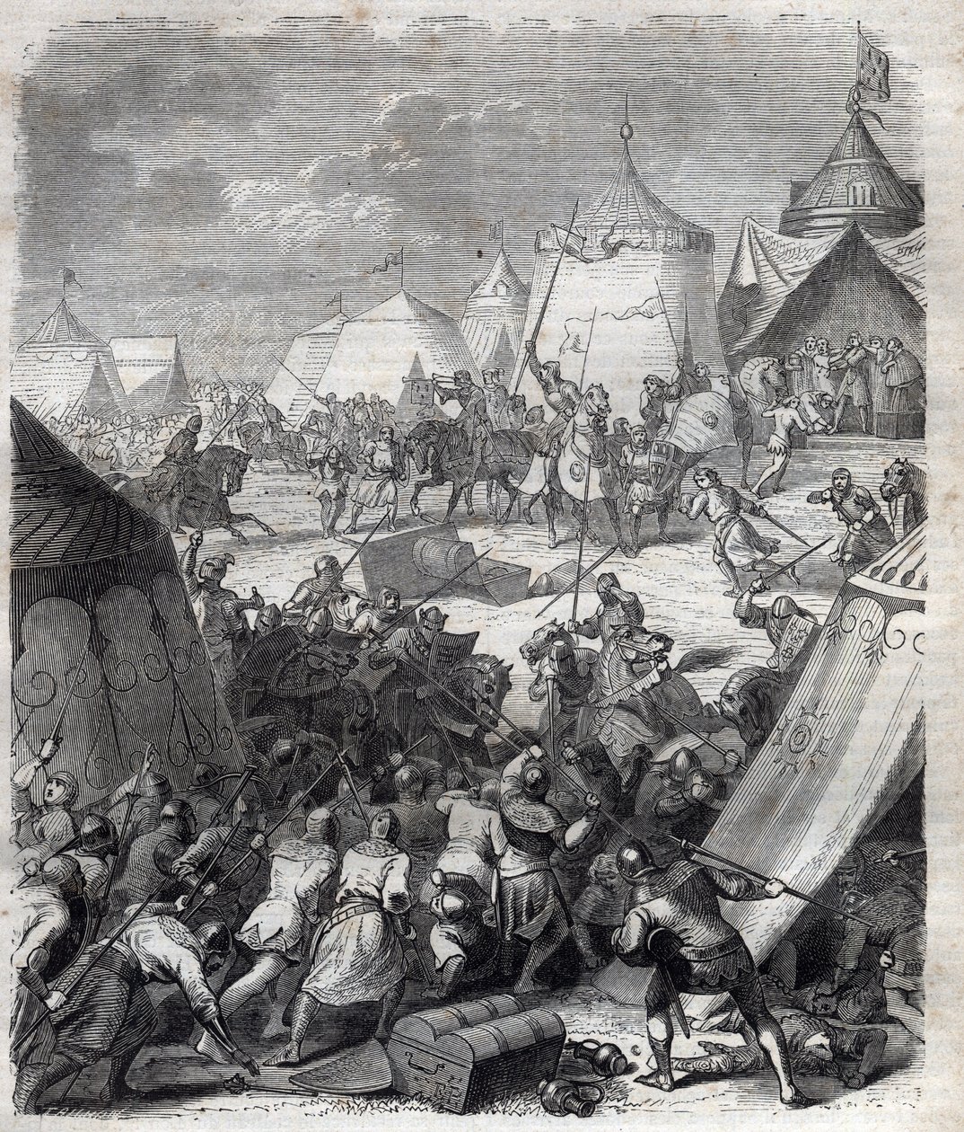 Yüz Yıl Savaşı: Poitiers Savaşı (1356). Maurice Lachatre