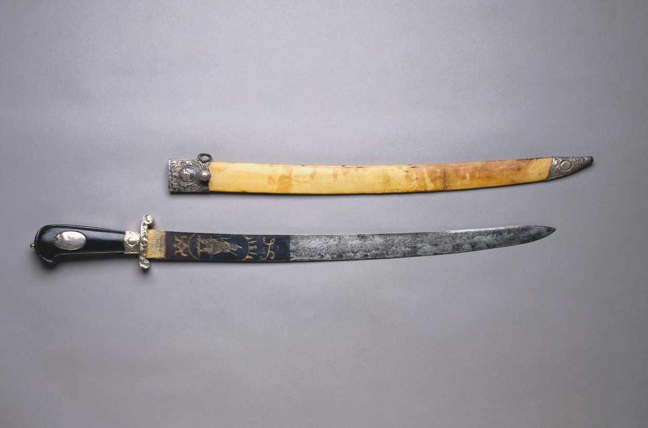 Av kılıcı, c.1780 by French School