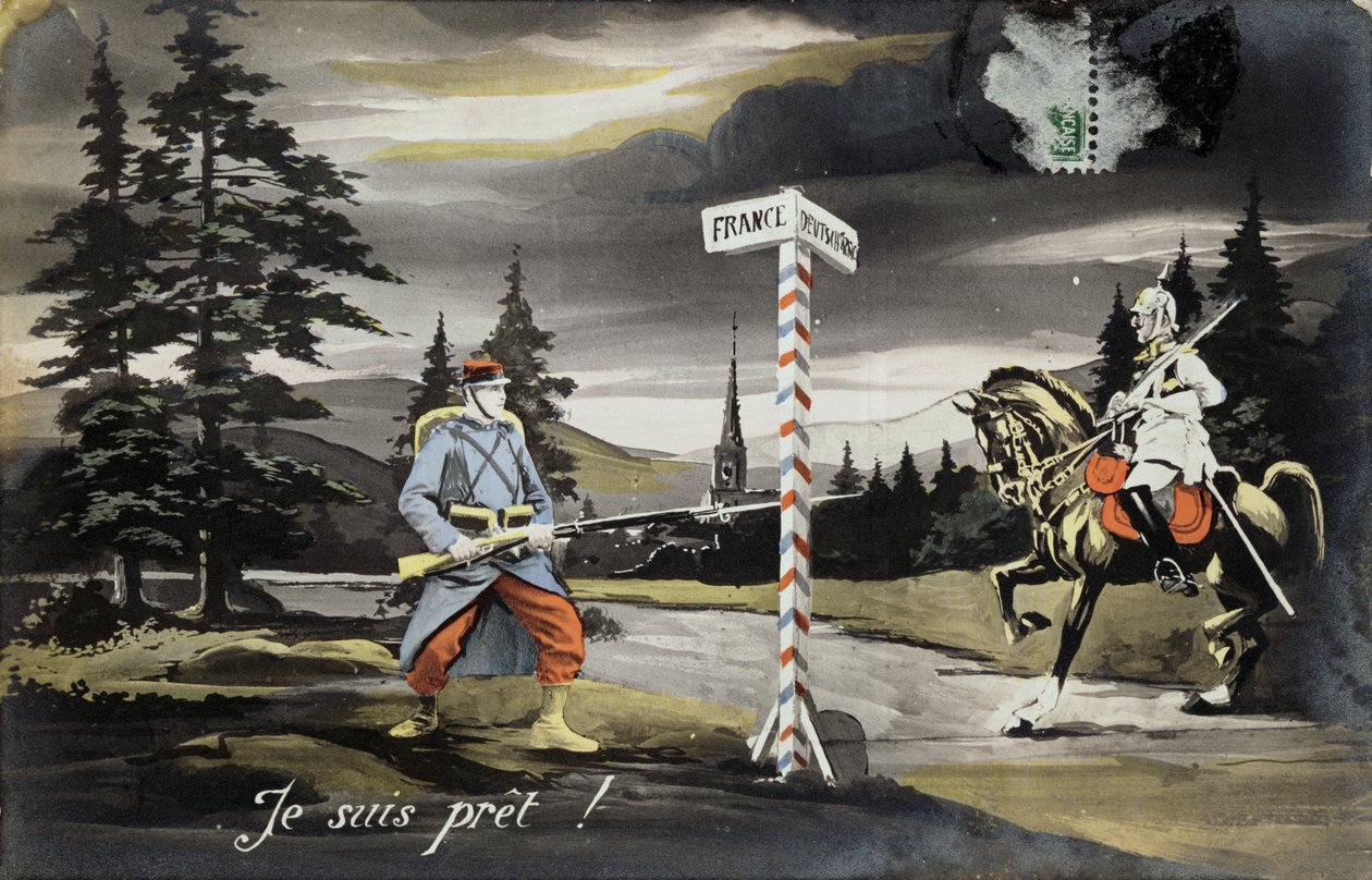 Hazırım, Birinci Dünya Savaşı kartpostalı, 1914 by French School