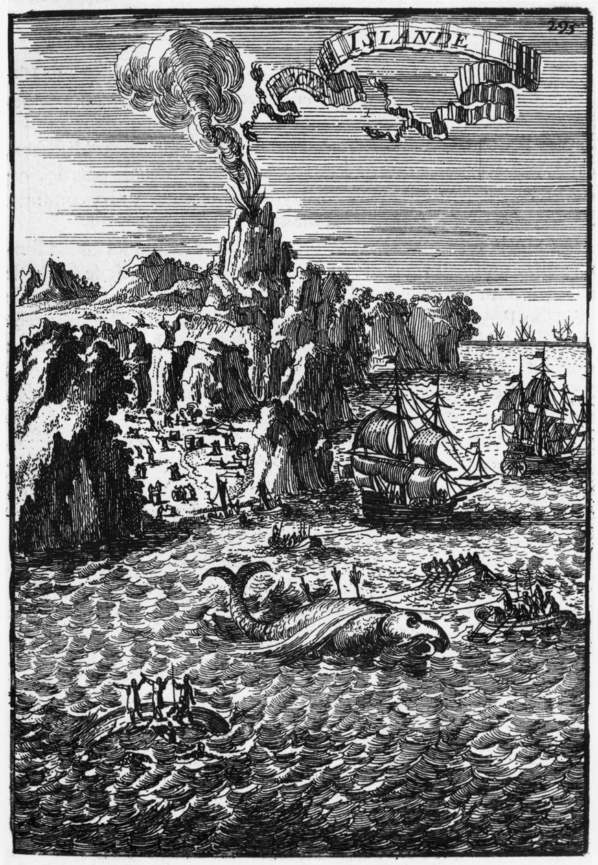 İzlanda ve balina balıkçılığı, Alain Manesson Mallet (1630-1706) tarafından yayınlanan Description de l