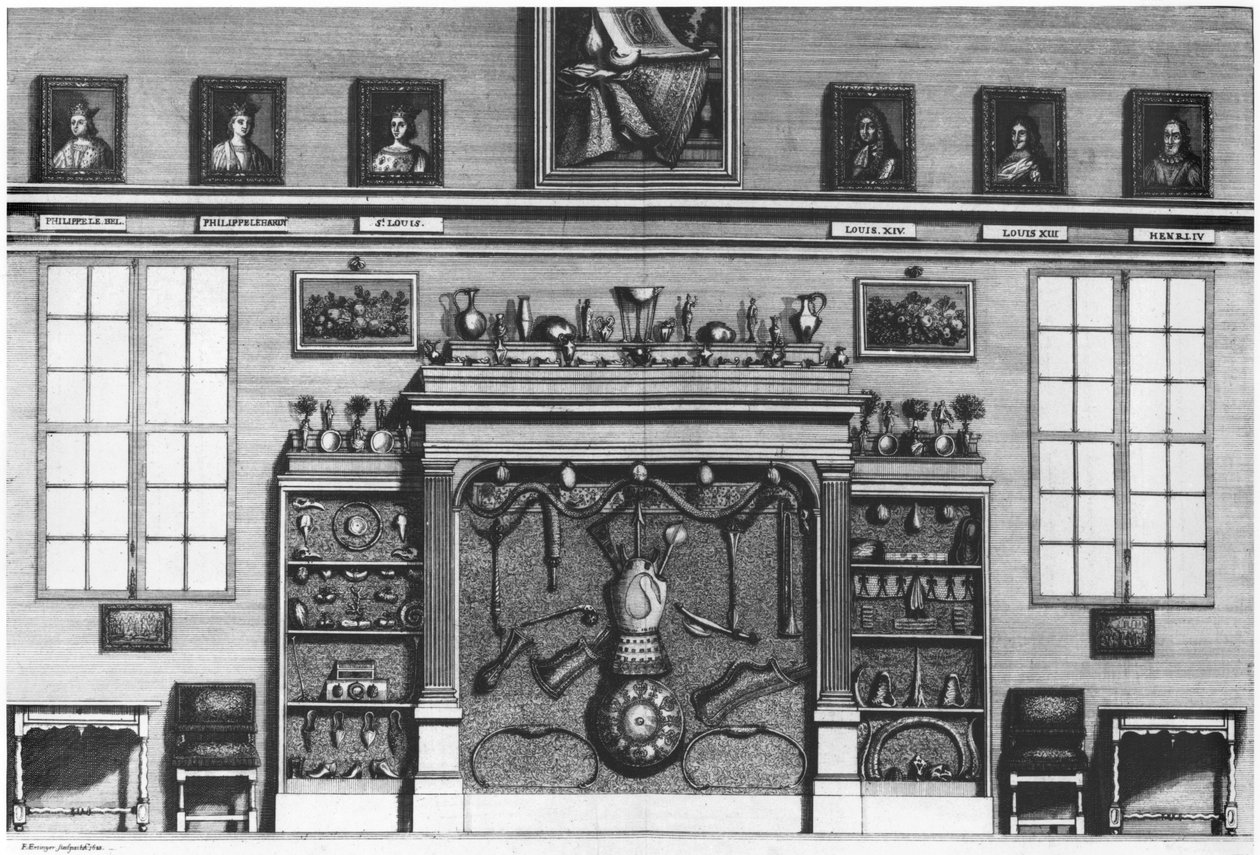 Reverend Pere Claude Du Molinet (1620-87) 1692