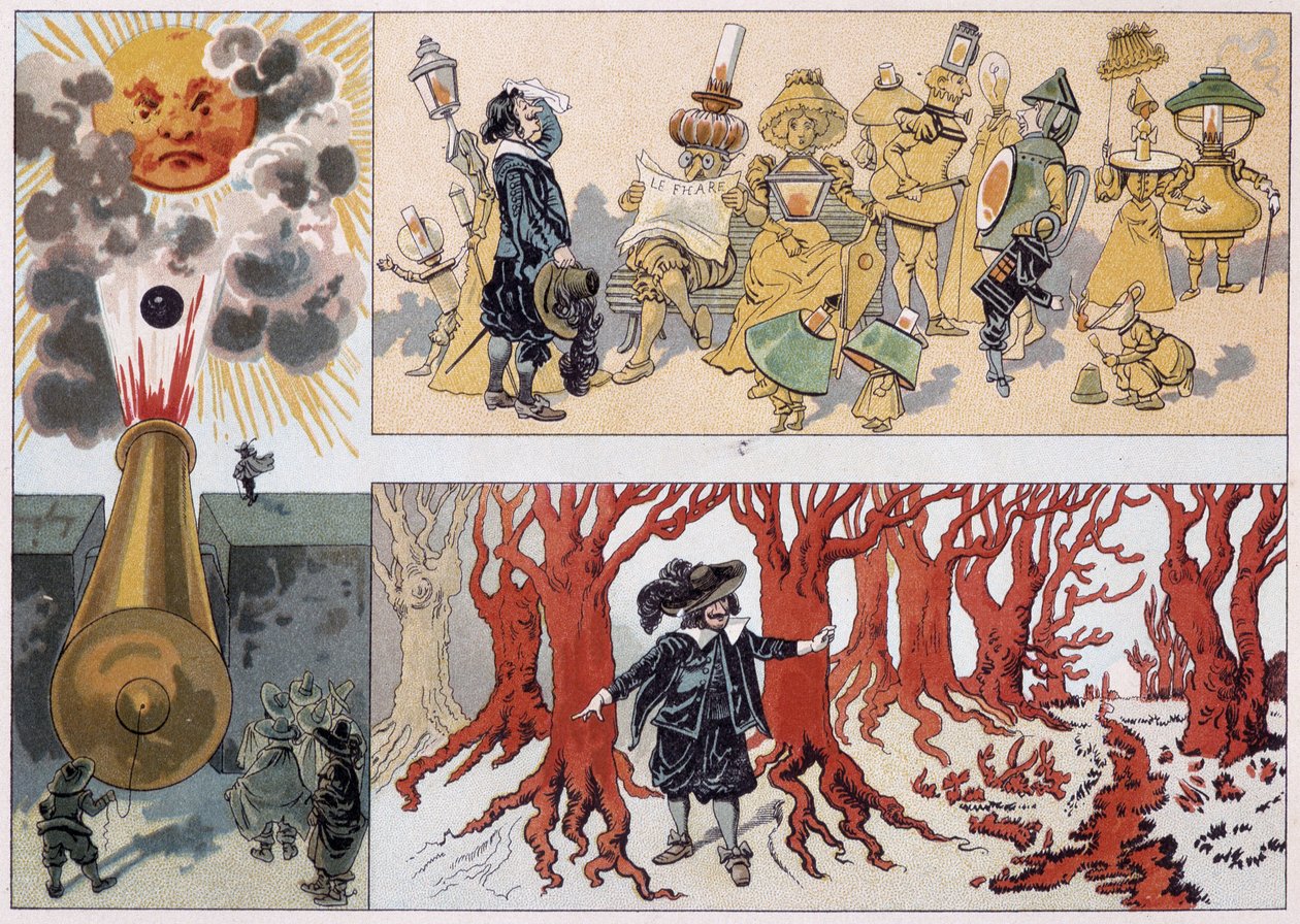 “Öteki Dünya” adlı romanında de Cyrano de Bergerac