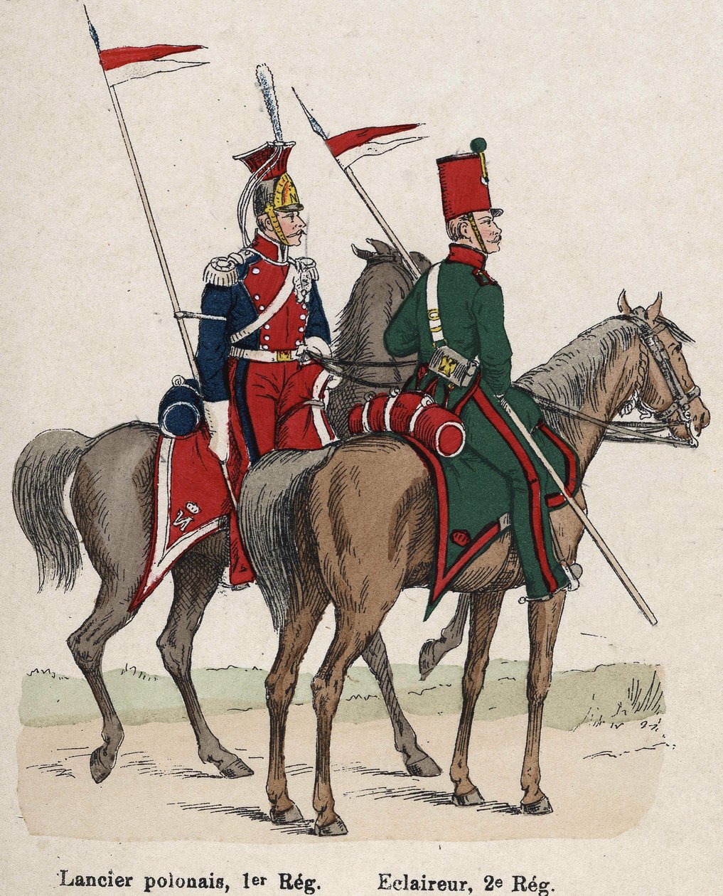 İmparatorluk Muhafızı Napolyon I: Polonyalı Lancer by French School