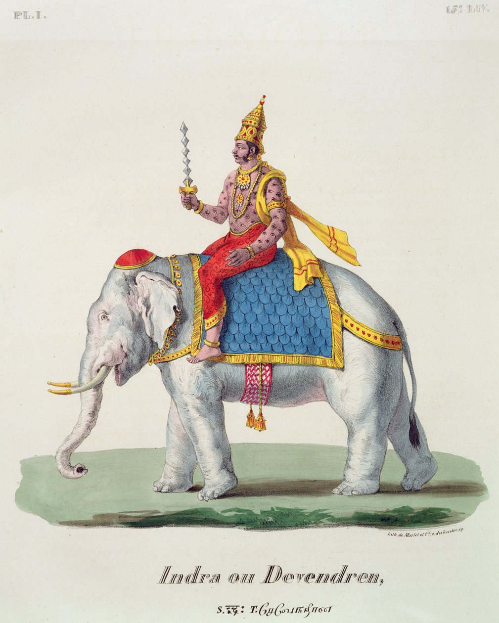 Indra veya Devendra, LInde francaise